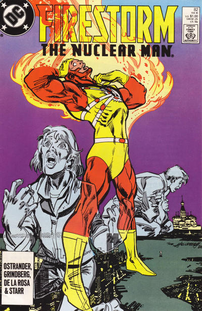 Cover for Firestorm the Nuclear Man (DC, 1987 series) #82 [Direct]