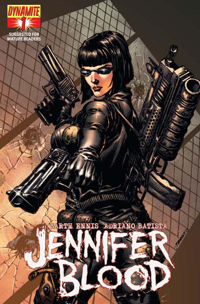 Cover for Jennifer Blood (Dynamite Entertainment, 2011 series) #1 [Johnny Desjardins Cover]