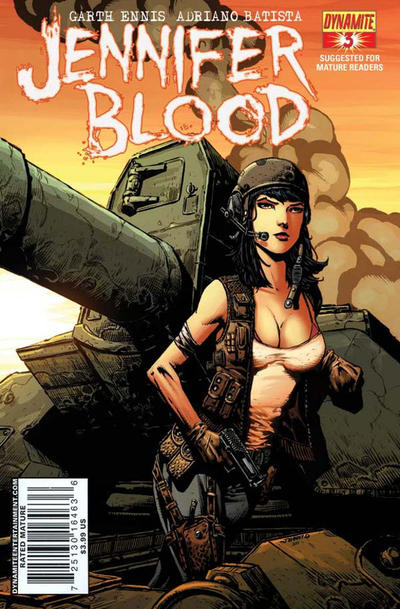 Cover for Jennifer Blood (Dynamite Entertainment, 2011 series) #3 [Cover D]