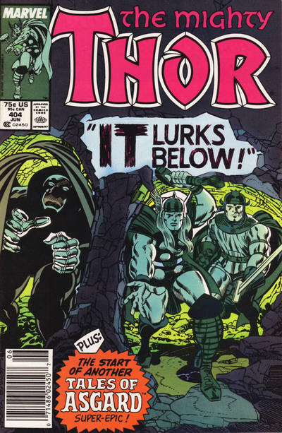 Cover for Thor (Marvel, 1966 series) #404 [Newsstand]
