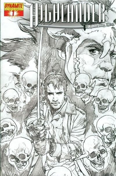 Cover for Highlander (Dynamite Entertainment, 2006 series) #1 [Sketch RI]