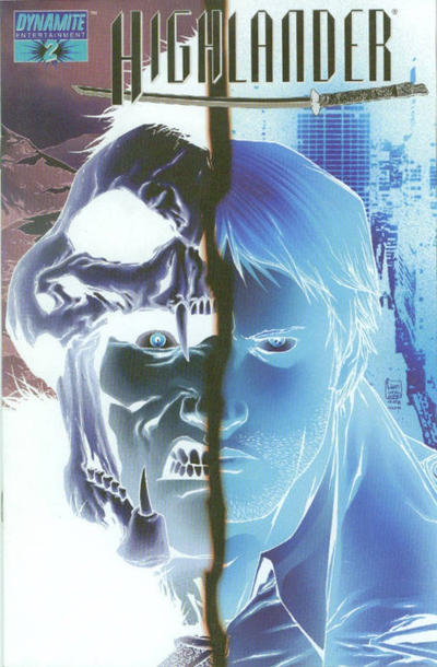 Cover for Highlander (Dynamite Entertainment, 2006 series) #2 [Negative Art RI]