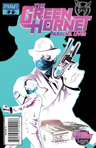 Cover for The Green Hornet: Parallel Lives (Dynamite Entertainment, 2010 series) #2 [Negative Art RI]