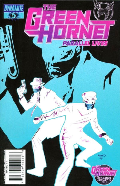 Cover for The Green Hornet: Parallel Lives (Dynamite Entertainment, 2010 series) #5 [Negative Art RI]