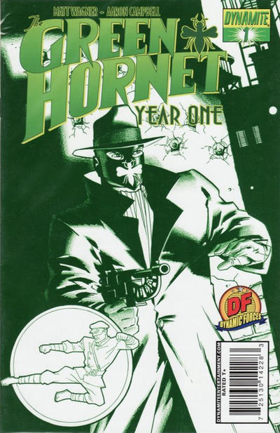 Cover for Green Hornet: Year One (Dynamite Entertainment, 2010 series) #1 [Wagner DF Cool Green Exclusive]