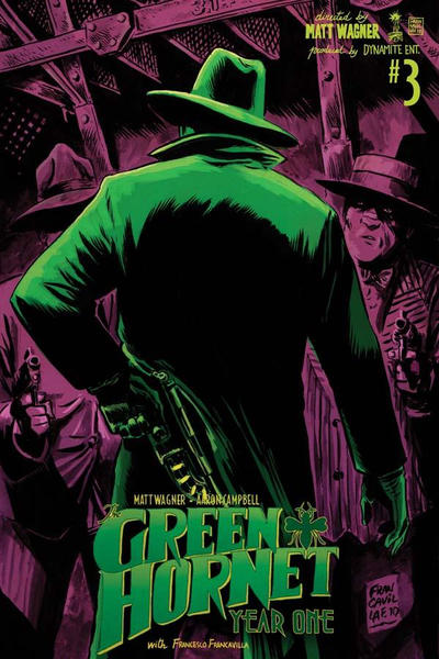 Cover for Green Hornet: Year One (Dynamite Entertainment, 2010 series) #3 [Cover B - Francesco Francavilla]
