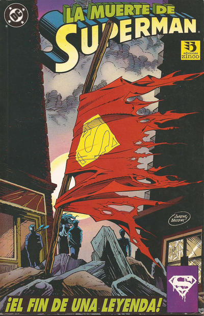 Cover for La Muerte de Superman (Zinco, 1993 series) 