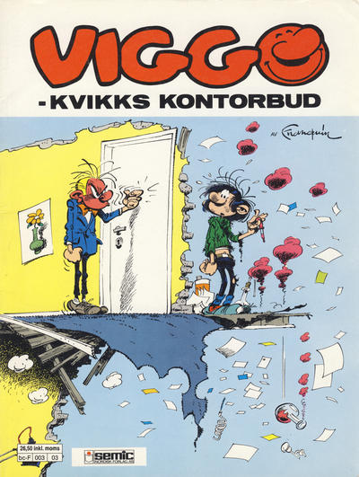 Cover for Viggo (Semic, 1986 series) #1 - Viggo - Kvikks kontorbud [3. opplag]