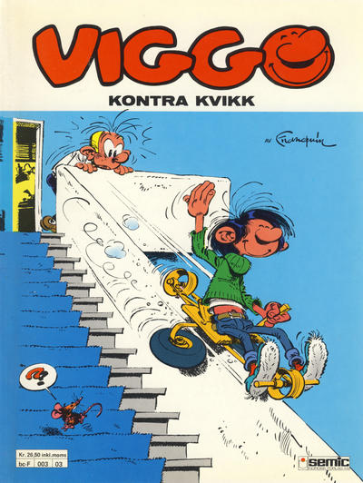 Cover for Viggo (Semic, 1986 series) #7 - Viggo kontra Kvikk [2. opplag]