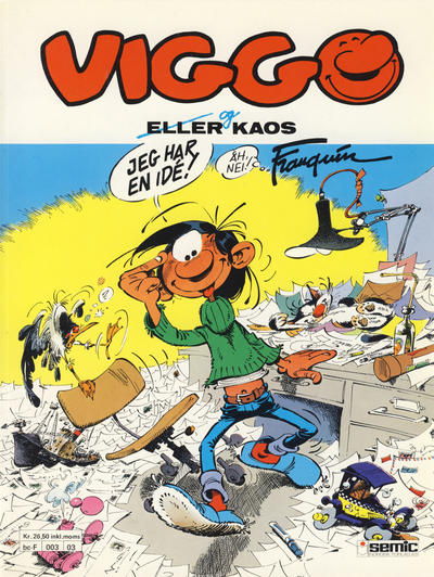 Cover for Viggo (Semic, 1986 series) #12 - Viggo eller og kaos [2. opplag]