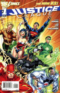 Cover Thumbnail for Justice League (DC, 2011 series) #1 [Jim Lee / Scott Williams Cover]