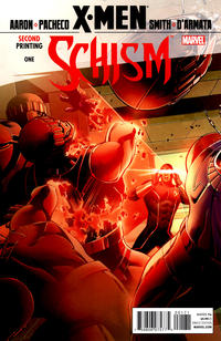 Cover Thumbnail for X-Men: Schism (Marvel, 2011 series) #1 [Second Printing - Cyclops]