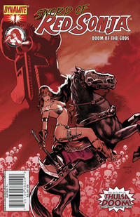 Cover Thumbnail for Sword of Red Sonja: Doom of the Gods (Dynamite Entertainment, 2007 series) #1 [Cover A]