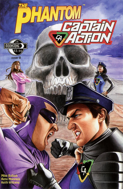 Cover for The Phantom - Captain Action (Moonstone, 2010 series) #1 [Cover B]