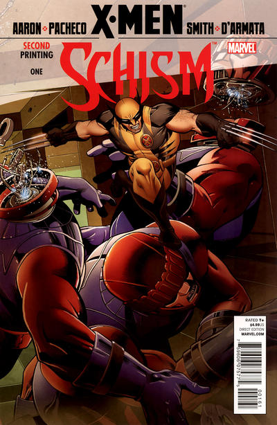 Cover for X-Men: Schism (Marvel, 2011 series) #1 [2nd Printing - Wolverine]