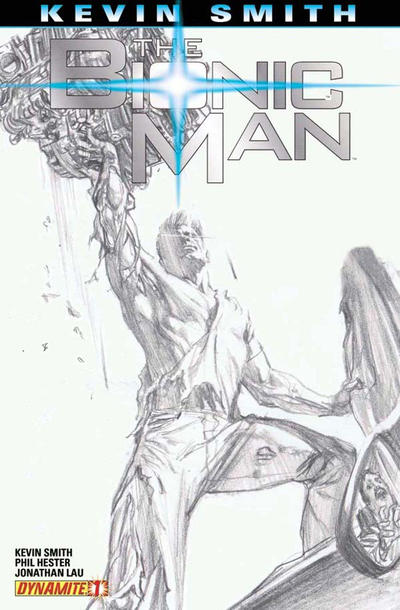 Cover for Bionic Man (Dynamite Entertainment, 2011 series) #1 [Cover RI - Alex Ross Sketch Variant]