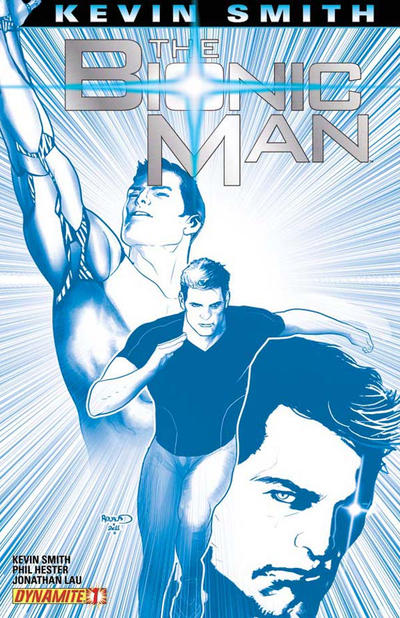 Cover for Bionic Man (Dynamite Entertainment, 2011 series) #1 [Renaud Blue RI]