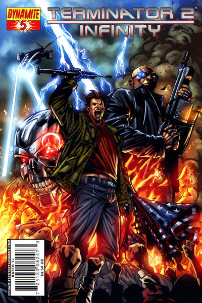 Cover for Terminator 2: Infinity (Dynamite Entertainment, 2007 series) #5 [Cover C Nigel Raynor]