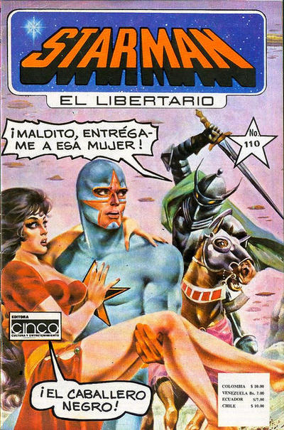Cover for Starman El Libertario (Editora Cinco, 1970 ? series) #110