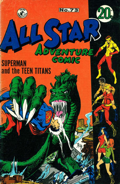 Cover for All Star Adventure Comic (K. G. Murray, 1959 series) #73