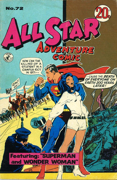 Cover for All Star Adventure Comic (K. G. Murray, 1959 series) #72