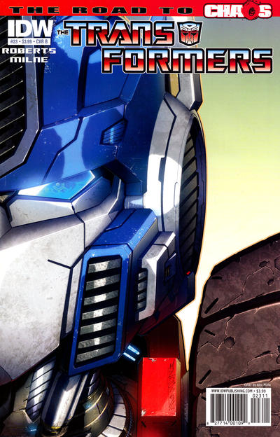 Cover for The Transformers (IDW, 2009 series) #23 [Cover B]