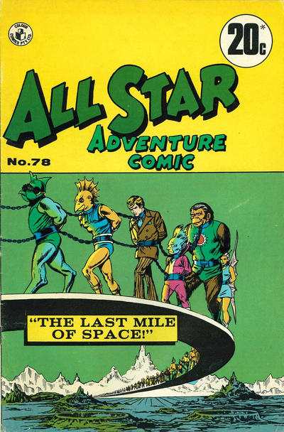 Cover for All Star Adventure Comic (K. G. Murray, 1959 series) #78