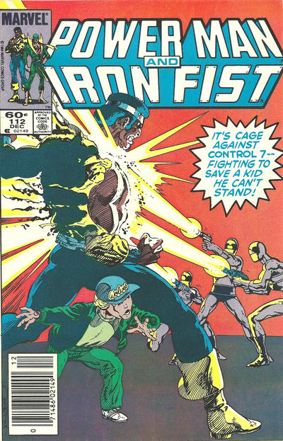 Cover for Power Man and Iron Fist (Marvel, 1981 series) #112 [Newsstand]