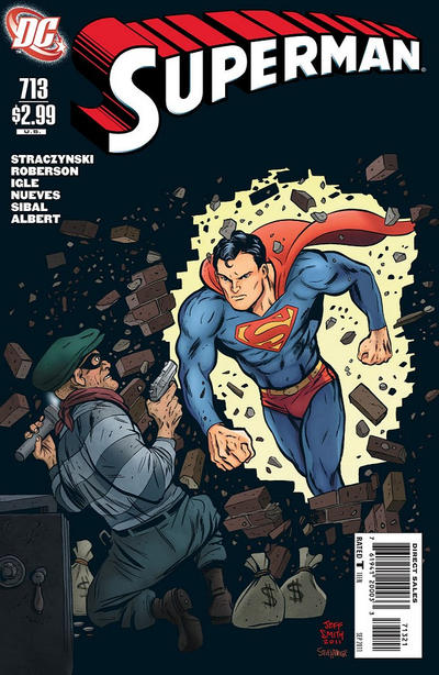 Cover for Superman (DC, 2006 series) #713 [Jeff Smith Cover]