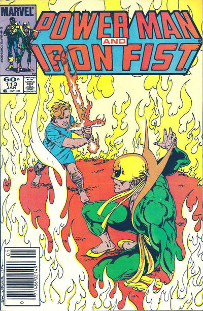 Cover for Power Man and Iron Fist (Marvel, 1981 series) #113 [Newsstand]