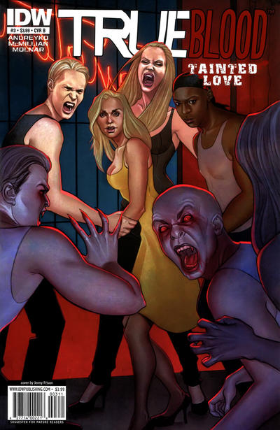 Cover for True Blood: Tainted Love (IDW, 2011 series) #3 [Cover B]