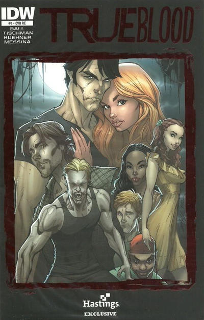 Cover for True Blood (IDW, 2010 series) #1 [Hastings Exclusive]