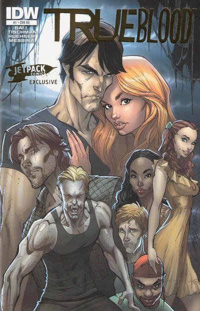 Cover for True Blood (IDW, 2010 series) #1 [Jetpack Exclusive]