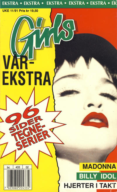 Cover for Girls ekstra (Hjemmet / Egmont, 1990 series) #Vårekstra 1991