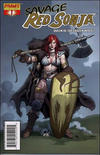Cover Thumbnail for Savage Red Sonja: Queen of the Frozen Wastes (2006 series) #1 [Gold Foil]