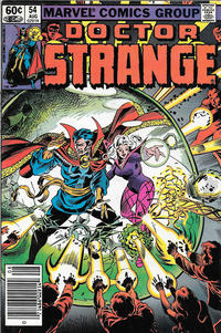 Cover Thumbnail for Doctor Strange (Marvel, 1974 series) #54 [Newsstand]