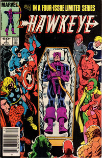 Cover Thumbnail for Hawkeye (Marvel, 1983 series) #4 [Newsstand]