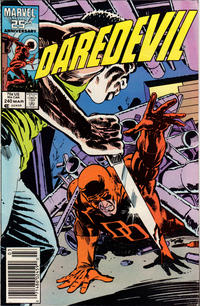 Cover Thumbnail for Daredevil (Marvel, 1964 series) #240 [Newsstand]