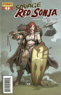 Cover Thumbnail for Savage Red Sonja: Queen of the Frozen Wastes (Dynamite Entertainment, 2006 series) #1 [Red Foil]