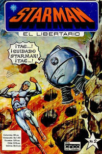 Cover Thumbnail for Starman El Libertario (Editora Cinco, 1970 ? series) #2