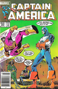 Cover Thumbnail for Captain America (Marvel, 1968 series) #303 [Newsstand]