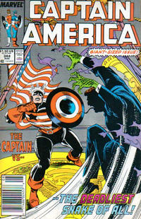 Cover for Captain America (Marvel, 1968 series) #344 [Newsstand]