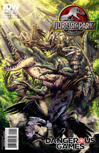 Cover Thumbnail for Jurassic Park: Dangerous Games (IDW, 2011 series) #1 [Cover B]