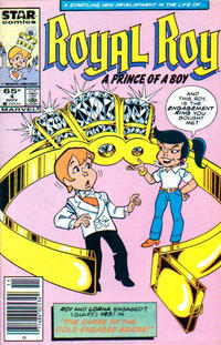 Cover Thumbnail for Royal Roy (Marvel, 1985 series) #4 [Newsstand]