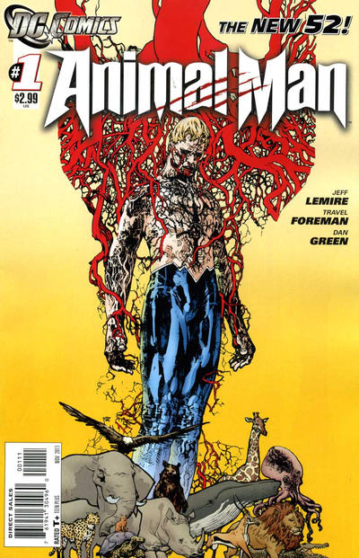 Cover for Animal Man (DC, 2011 series) #1