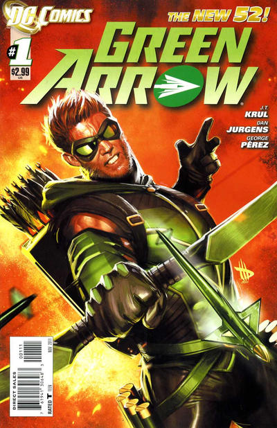 Cover for Green Arrow (DC, 2011 series) #1 [Direct Sales]