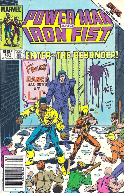 Cover for Power Man and Iron Fist (Marvel, 1981 series) #121 [Newsstand]