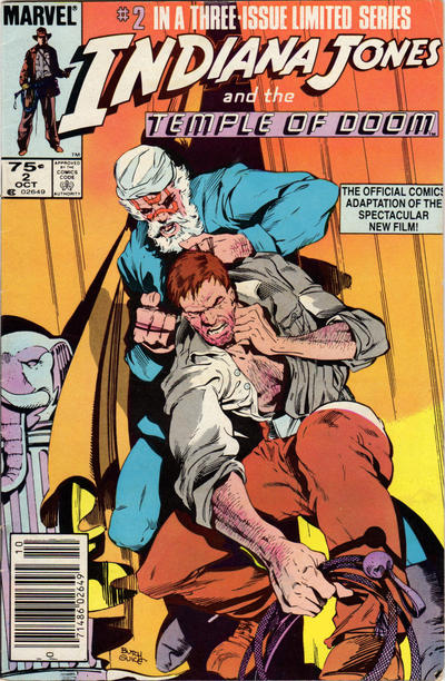 Cover for Indiana Jones and the Temple of Doom (Marvel, 1984 series) #2 [Newsstand]