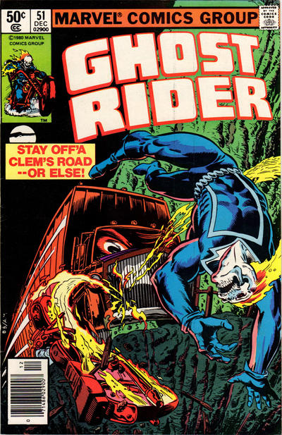 Cover for Ghost Rider (Marvel, 1973 series) #51 [Newsstand]