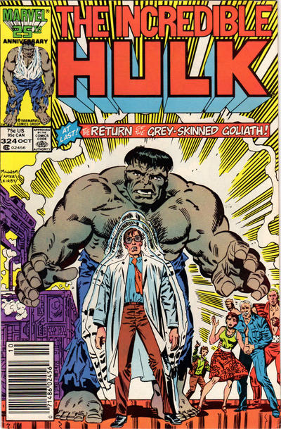 Cover for The Incredible Hulk (Marvel, 1968 series) #324 [Newsstand]